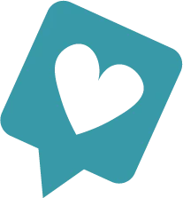 A teal paper with a heart-shaped cutout in the center.