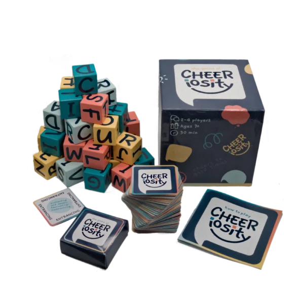 Positive word-building game